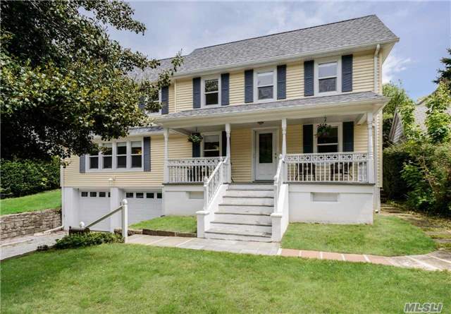 Totally Renovated Front Porch Colonial. Open L.Room W/Fireplace, Formal Dining Rm. Eik & Den. 3 Bedrooms All W/En Suite Baths, Large Slate Patio In Backyard W/Mint Studio W/1/2 Bath For Use As Office, Gym, Etc. Whole House Generator. A Must See!