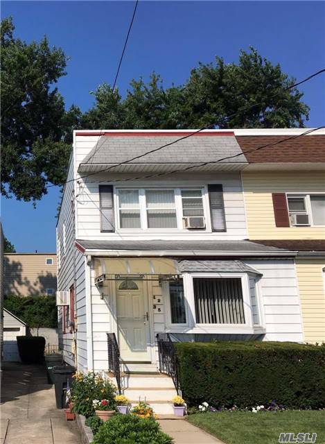 Well Maintained 1-Family Home. 3 Bedroom, 1.5 Bathroom, L/R, D/R, Foyer, Eik, Basement. School Dist. 26 (Ps97/Ps67) .Close To All, Banks, Supermarkets, Post Office, Public Library, Restaurants, Few Blocks From Lirr (28 Min. To Manhattan), 1 Block To Mta Bus. Close To Lie & Cip. Sold As Is.