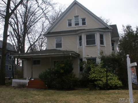 8 Room, 4 Bedroom Bank Owned Colonial On Deep 70X165 Lot. Sold As Is.