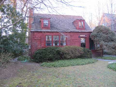 Charming Cape On A Quite Cul-De-Sac Block. Lakeville Elementary And Gn South School District. This House Features A Formal Living Room With Fire Place, Hardwood Floor Throught, Formal Dining Room,  Eat-In Kitchen With Gas Coocking 3 Bedrooms 2 Full Baths, Full Finished  Basement With Washer And Dryer,  Private Back Yard,  House Located  Near Long Island Rrd, Town And Park