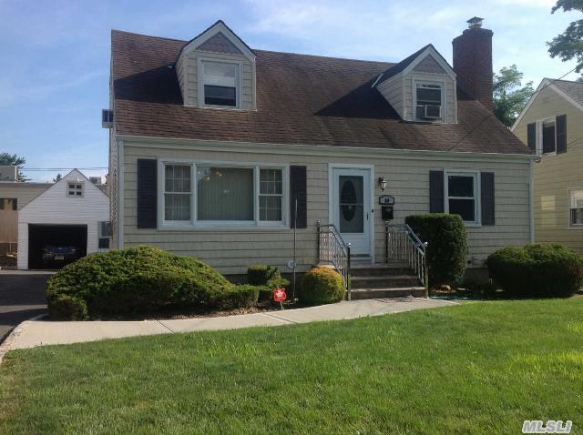 Private Location,  Dead-End St. Spacious Cape With New Siding,  Windows,  Roof,  Pavers And Driveway. Living Room,  Dining Room,  Den,  Fireplace,  Large Eik,  3 Bedrooms,  2 Full Baths. Roslyn School District #3. Centrally Located To Lirr And Highways.