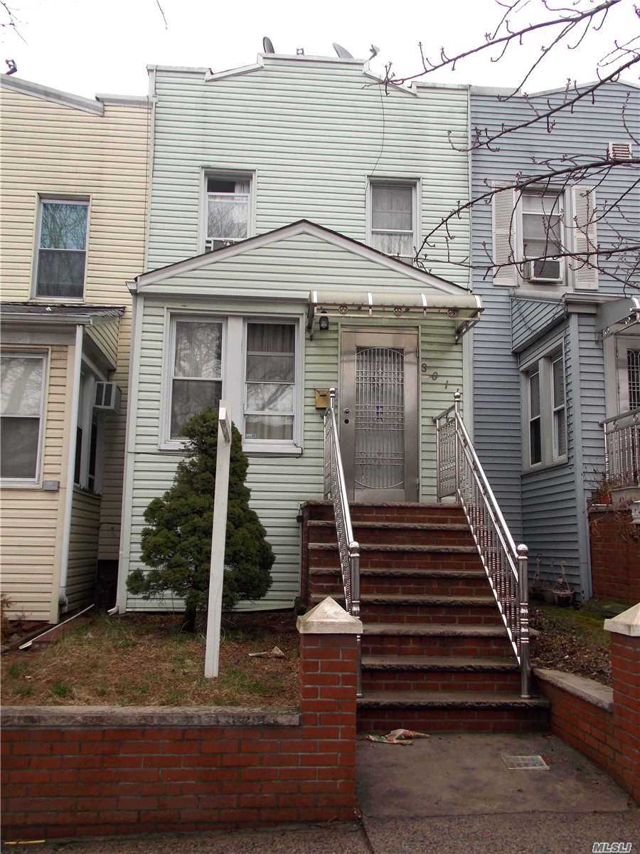 Experience All this home has to offer!! Attached Colonial , Full basement with separate entrance in the heart of E. Elmhurst. 1 Detached garage, Bus stop at the Corner, Conveniently located to transportation, shopping. Astoria Blvd and Northern Blvd. Easy access to all major highways. R4B Zoning