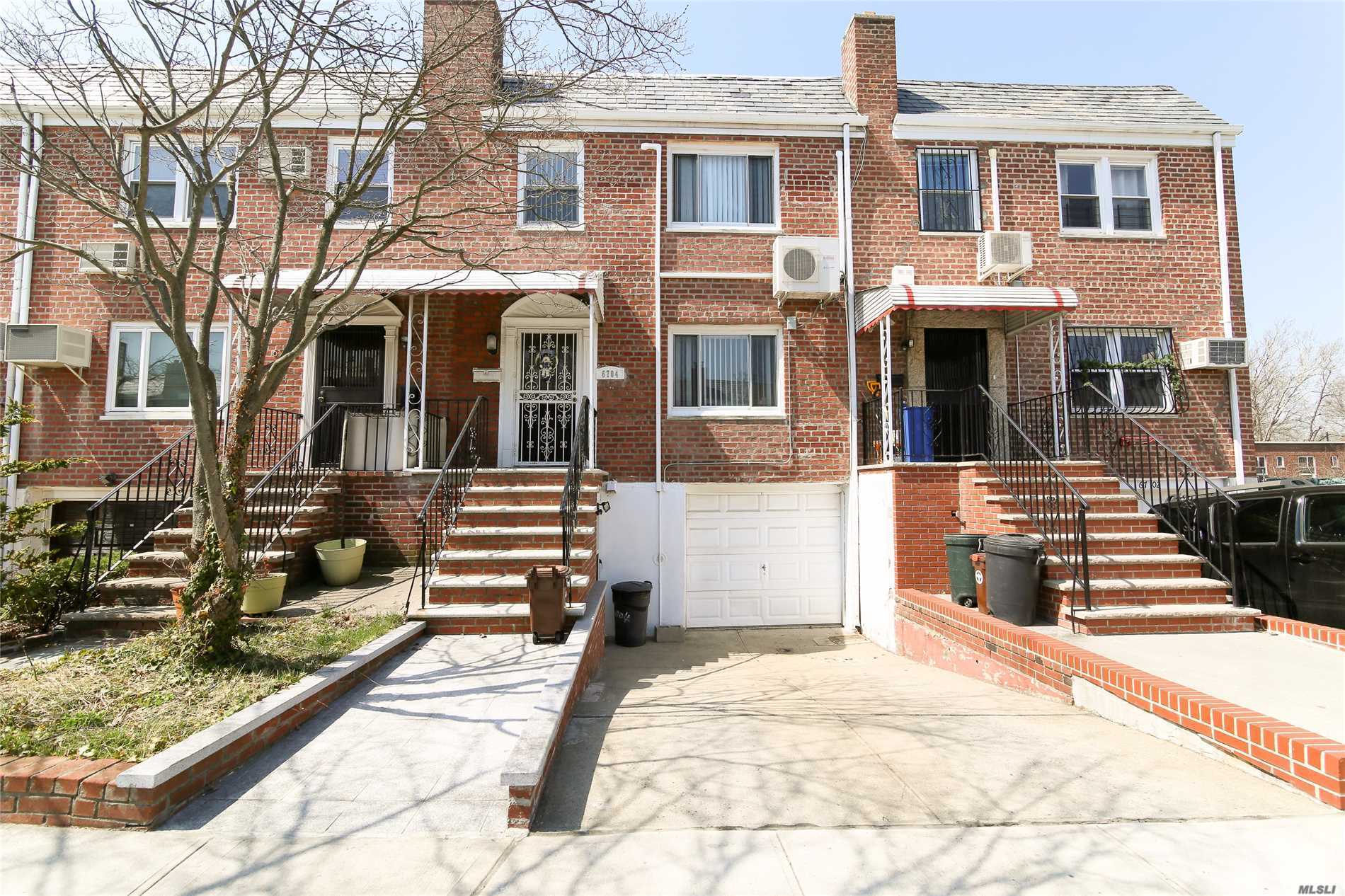 A Mint Condition 1 Family Brick Dwelling In Fresh Meadows Features A Lr/Dr. A Large Eat- In-Kit. An Half Bath On 1Fl And An Easy Access To The Backyard, 2Fl Has 3 Bedrooms And A Full Bath. Finished Walk In Basement Has A Separated Entrance, Full Bath And Boiler Room;Wood Floor Througout, Kitchen And Roof Updated About 2Yrs Ago. Convenience To Schools, Park, Shopping, And Transportation! Ample Parking!