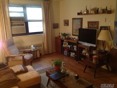 Lovely Well Maintained 1 Br Upper Corner Coop. Unit Has Hardwood Floors Throughout,  Convenient Location And Excellent Neighborhood. Maintenance Include Heat Hot Water,  Cooking Gas And Electricity. Close To Excellent Elementary School,  Express Bus To Manhattan And Flushing,  Minutes Away From The Bay,  Bicycle Paths &   Playground.