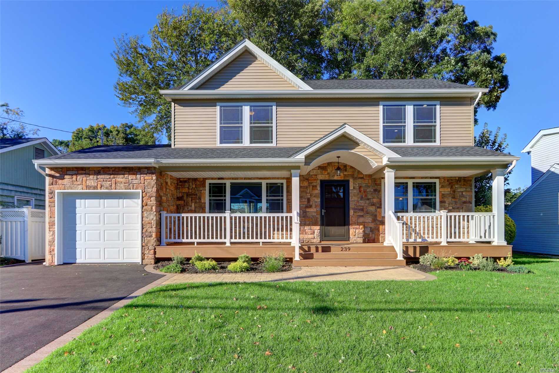 This Diamond Colonial Is Fully Loaded Featuring Stunning Kitchen/Granite Island/Ge Profile Ss Appl...Gleaming Hardwood Flrs..Crown Molding Thru Out 1st Flr..Master Bedroom W/2 Walk In Closets/Full Bath/Cac..Hydronic Gas Htg..2Zone...Igs..Front Porch..One Car Garage/ Builder Spared No Expense