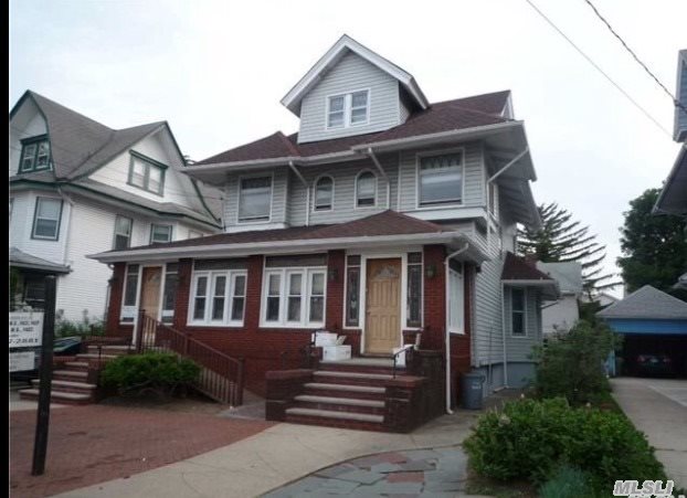 2 Fam Det Victorian Home Used As 1 Fam. Private Driveway W/ Garage. Walking Distance To J Train And Forest Park.