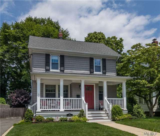Enjoy Some Lemonade On The Front Porch Of This Move-In Colonial In The Heart Of Rockville Centre. Updated Kitchen With Stainless Appliances. Crown Moldings And Raised Panel Details Add To The Charm Of This Sun Drenched Home. A Spacious 3 Season Room Overlooks The Patio And Private Landscaped Yard. Don&rsquo;t Miss Out This One Wont Last!!