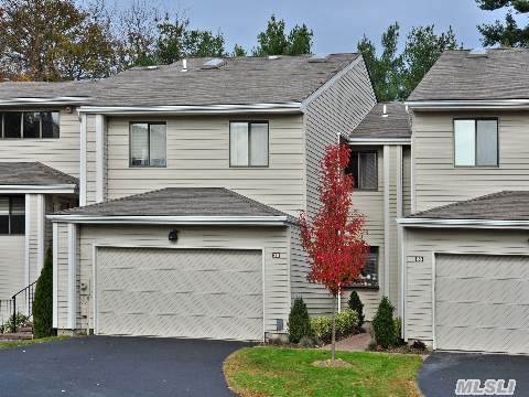 Woodbury Greens Condo Community. Spacious Aspen Model. Lr With Hardwood Fls & Fireplace With Wood Mantle. 25 X14 Master Br With Skylt Bath. Full Finished Basement & 2 Car Garage. Low Monthly Fees. Pool & Tennis. Syosset Schools. At This Price Will Not Last