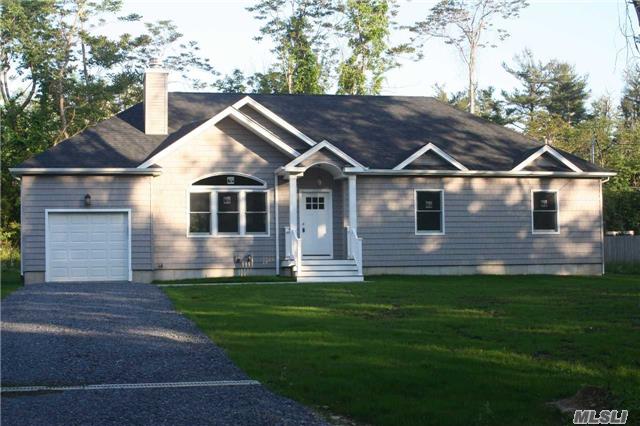 Brand New 3/2 Ranch In Gpo,  Deeded Eastern Stirling Shores Beach, Town A Mile Away . Nearby Wineries. Year Round Or Investment Property On The North Fork ! Room For Pool, Fire Pit And Deck. All The North Fork Has To Offer Right In Greenport .Priced To Sell * True Taxes Cannot Be Determined Until Purchase.