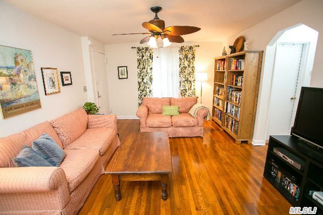 Feel At Home In This Beautiful 1 Bedroom Coop In The Heart Of Bayside. Located On A Tree Lined Street,  This Garden Style Unit Features Freshly Polished Hardwood Floors,  A Cozy Living Room,  Separate Dining Area To Entertain Guests,  And Recently Updated Kitchen Floor. Close To Bayside's Francis Lewis Blvd. & Bell Blvd.,  Featuring Restaurants,  Shopping,  And Entertainment.