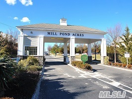 Spectacular 3 Br, 2.5 Bath Nantucket Style End Unit In Mill Pond Acres, 55+Gated Community, Amenities Include Clubhouse With Lounge, Cardroom, Health Club, Indoor Pool, Tennis&Local Transportation.