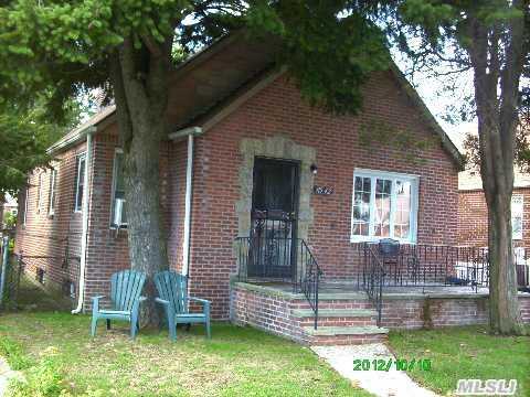 Cambria Heights; Home Sweet Home! This 1 Family Detached Cape Style Property Features 4 Bedrooms,  1.5 Baths,  Eat-In Kitchen,  Formal Dining Room,  Full Basement,  Private Driveway,  1 Car Garage,  Brick Construction And So Much More. Property Is In Excellent Condition And Has Spacious Rooms. Located In The Most Desirable Part Of Queens. Close To All Amenities & Transportation.