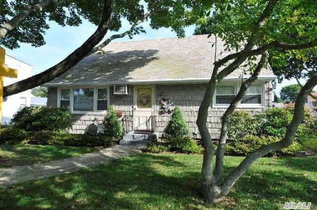 Lovely Center Hall Cape Features New Vinyl Windows, 4 Large Br's Second Floor Rear Dormer W/Fbth,  Hardwood Floors,  Finished Basement W/Family Rm,  Os Yard,  Quiet Street,  Det 1.5 Car Garage Clean As A Whistle !!!!