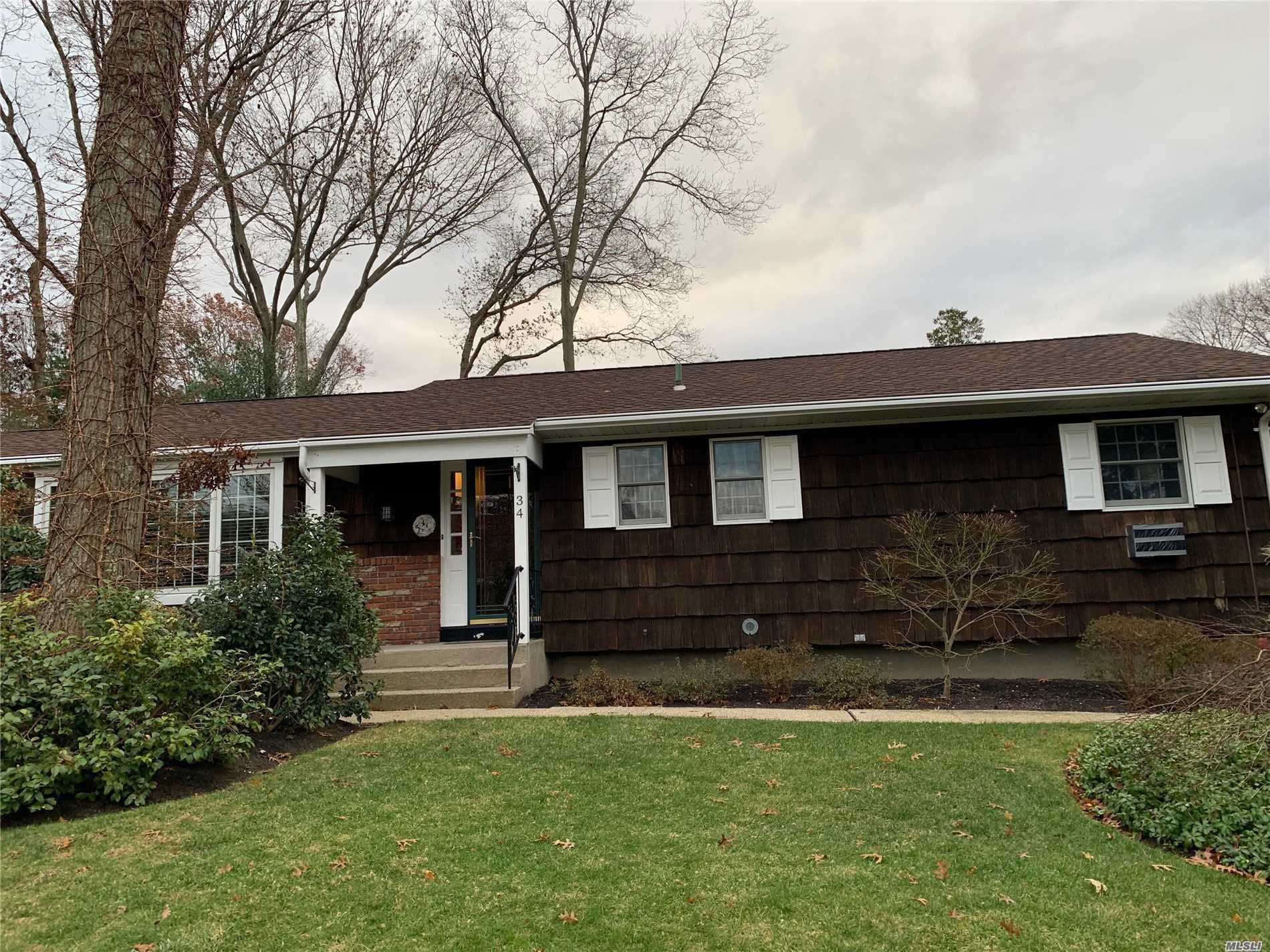 Well Appointed Ranch w Hardwood Floor throughout , Cedar Shake , Fenced Backyard, Spacious Bedrooms, 2 Zones for Heat, Sprinklers , Roof 5 Years Old, Burner 5 Years Old , H/W Heater 5 Years Old , Full Finished Basement, EIK, DR and Den w Fireplace, Beautiful Cared For Mature Specimen Trees and Gardens