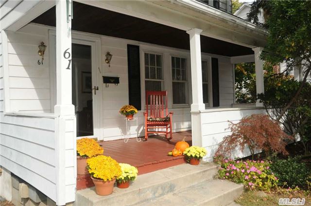 Charming And Spacious Rocking Chair Front Porch Colonial. Southern Exposure. Large Living Room With Wood Burning Fireplace, Formal Dining Room And Expanded Kitchen. Three Family Bedrooms With Extra Large Family Bath. Walk Up Spacious Attic. Full Basement With Laundry, Oil Heat, Gas Cooking. High Ceilings. Detached Garage. Walk To All.