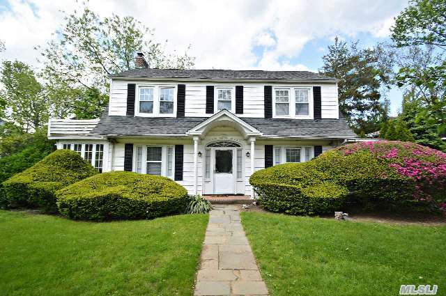 Center Hall Colonial Located In Baker Hill,  Has Mbr With Deck,  2 Add Br,  Full Bth. Main Level Has Large Lr With Fpl Adjacent To Den,  Formal Dr W/ Adjoining Sun Room,  Eat-In-Kitchen,  Powder Rm,  Full Unfinished Basement,  Room For Expansion