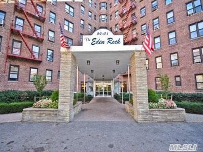 Large One Bedroom In Coveted Eden Rock Building. This Unit Offers Hardwood Floors,  Tons Of Natural Light,  Plenty Of Closet Space. Building Has Doorman,  Live-In Super,  Laundry Facility,  Elevator And Parking Garage. Pet Friendly Building.