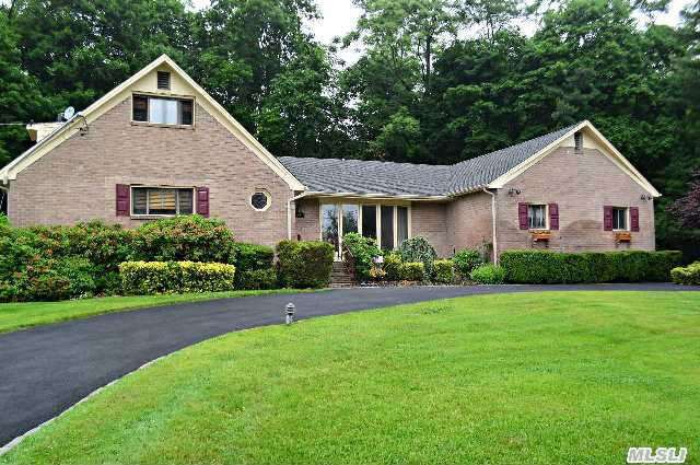 Majestically Set Back And Approached By Graceful Circular Driveway. This All Brick Diamond Condition 4 Bdrm, 3 Bth Home. Open And Airy Floor Plan. Formal Lr And Dr, Wonderful Fam Rm W/Fplc, Huge Open Designer Eik W/Top Of The Line Cabinets And Appliances, Beautiful Hardwood Floors, Full Finished Bsmt, Heated Pool, Gorgeous Landscaping W/Built In Chef's Area! East Hills Pa