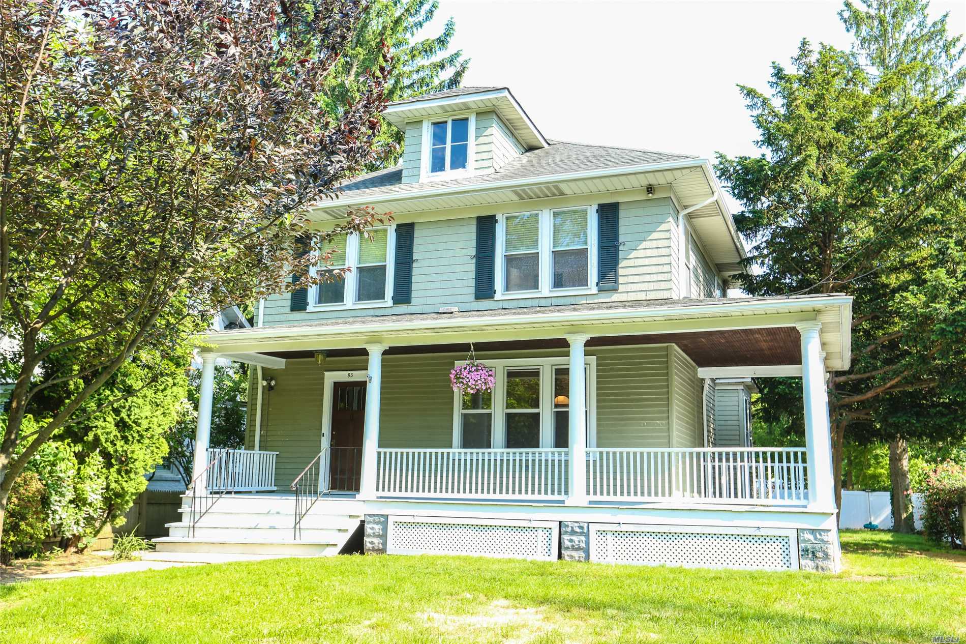 Sea Cliff Charmer! Centrally Located And Across The Street From Sea Cliff&rsquo;s Clifton Park. Inviting Wrap Around Front Porch Leads To Ef, Lr W/Fpl, Fdr, Kitchen W/Mud Rm, Master Bedroom & Full Bath. Hardwood Floors Throughout. 2nd Floor; 4 Bedrooms, Full Bath. Walk Up To Large Attic Space. Full Unfinished Basement W/Laundry & Mechanicals. New Septic System. Wonderful Fenced In Yard. Award Winning North Shore Schools.Taxes Grieved Successfully, Being Reduced 6.7% A Must See!!