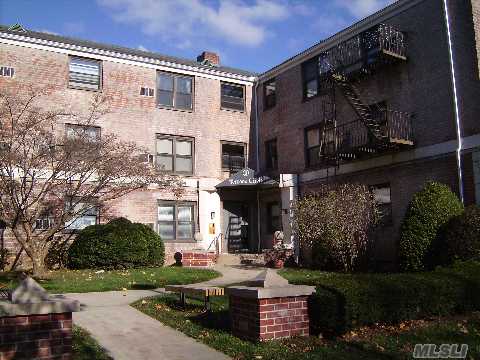 Spacious 1 Bedrm Apartment For Sale In A Garden Complex In Great Neck.  (Great Neck Terrace Complex).  Top Floor Of The 3 Story Walk Up, Includes Your Own Indoor Garage & Separate Storage. Lots Of Windows In The Apartment, Corner Unit Bedrm. 10 Min. Walk To Little Neck Lirr Train. Maint. Fee Of $756/Month, 60% Tax Deductible, Includes Heat, 