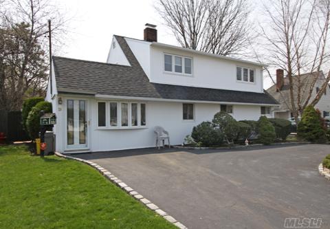 Charming Cape With Circular Driveway. Oversized Backyard Which Is A Playground Of Decking's And Pool. Boasts Four Bedrooms, Two Full Baths With An Extended Great Room Which Leads To The Outside Deck And Pool.  Eat In Kitchen, Laundry And Mud Room With Egress To The Outside.