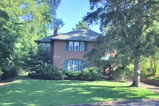 Set On The Top Of The Hill, On A Lovely Dead-End Street. This House Is On The Market For The First Time In 49 Years. Stately Brick House W/5 Bdrms, 3 Full Baths, And 1 Half Baths. Filled With Light, Flowing Floor Plan From Living To Dr, And Sun Porch With Views Of The City Skyline In The Winter. Short Distance To Lirr And Main Street. Pw Estates Association (Pwea) Beach & Mooring Rights W/Association Dues.