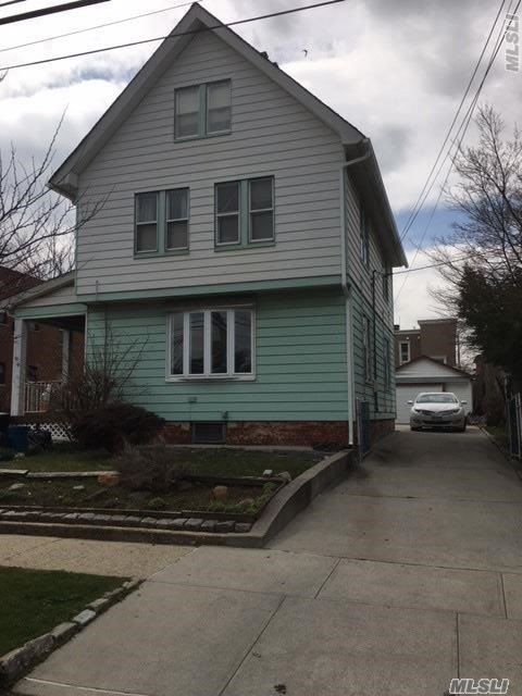 House Situated In 6242 Square Feet Lot In R3X Zoning In The Heart Of Bayside. It Features 4 Bedrooms, 1.5 Bathrooms. Beautiful Back Yard With 1 Detached Garage And Long Driveway. Close To Northern Blvd, Lirr, Mass Transit, Major Highways, Shops And All. A Must See.