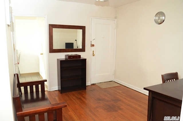 This Sunny Full 2 Bedroom Co-Op Is A Corner Unit That Faces The Front. The Apartment  Is Approximatey 900 Sq. Ft. & Features A Renovated Windowed Eat-In-Kitchen With Stainless Steel Appliances,  A Windowed Updated Bathroom,  Hardwood Floors & Great Closet Space. The Building Is Across The Street From Ps 117 And Jhs 217. It's Close To Shopping & Transportation.