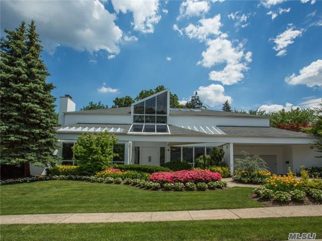 Roslyn Heights. Custom 7 Bed, 7.5 En Suite Bath Home In Roslyn Country Club. Featured In The Ny Times & Designed By Brian Shore. Soaring Double Height Entry Glass Ceilings & Skylights, Chef&rsquo;s Kitchen, Open Layout, Main Floor Master Suite. Taxes Reduced By $7, 000 Annually Beginning 2018. Seller Will Give Addit. Reduction So Taxes Are Capped At $35, 000 A Yr For 5 Yrs.