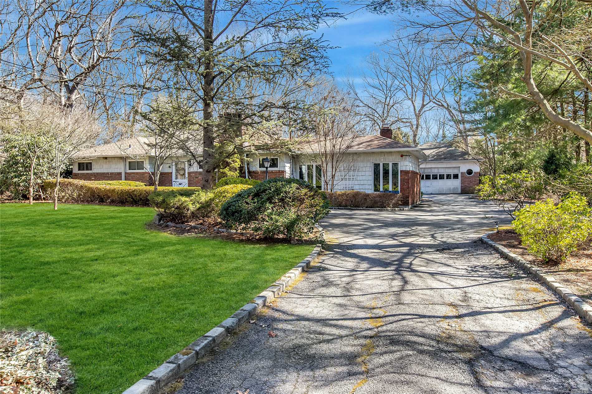 Old World charm abounds in the spacious 1950&rsquo;s ranch set on a beautiful acre of property. This gem has three bedrooms including a large master suite with a jack & jill bath, along with another full bath. Unlimited potential exists in the full whole house basement. Enjoy gatherings in the oversized family room with a wood burning fireplace and wet bar. 7 yr new roof! Stunning woodwork!