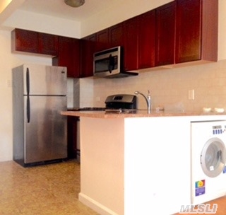 Deluxe One Bedroom, One Bath Condo (Net 690Sqft + 55Sqft Terrace) In Elevator Building, W/ Stainless Steel Appliances, Granite Countertop, Wood Floor And Washer/Dry In Unit. Located In The Heart Of Fresh Meadows. Close To Shopping And Public Transportation.