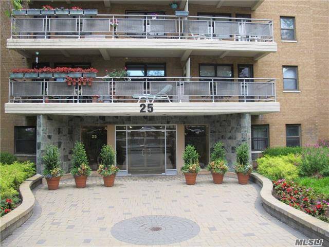 Large Studio Apartment (One Floor Up) With Kitchen And Full Bath. Walk-In Closet & Hardwood Floors. Laundry In Lobby Level. Guaranteed & Designated Parking Space Comes With The Unit. Within One Block From Fabulous Park, Lirr, Shops, Town & Restaurants. Renovated Lobby. Super On Premises. Heated Garage