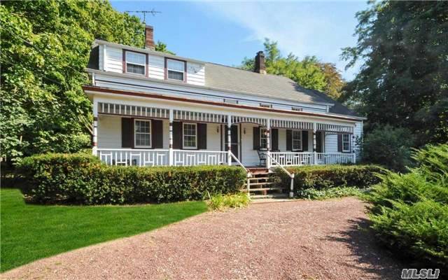 Former Grace Estate&rsquo;s Landscaper & Cooks Cottage On 2 Flat Acres. Original Lord & Burnham Greenhouse With Pool. Step Back In Time Or Build Your Dream Home.