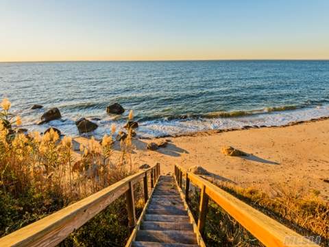 This Incredibly Chic Beach House Is At The End Of A Long Private Driveway. Just Under 3 Acres With 175 Feet Of Private Beachfront. Incredible Views And Privacy. Each Of The 3 Bedrooms Is En Suite. Dual Living Rooms, Fpl, Room For Pool And Tennis. All This Just Minutes From Everything Greenport Has To Offer.