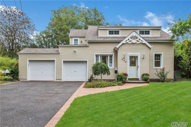 Beautiful And Meticulous Expanded Cape On Large Landscaped Property. Flr, Fdr, Eik, Den, 2 Full Bths, Large Mstr Bdrm. Gorgeous Large Property! New Bath, New Eik, Wd Floors, Crown Mldgs, Open Floor Plan And Large Bedrooms. Private Dead End Location. Associated Docking And Beach.