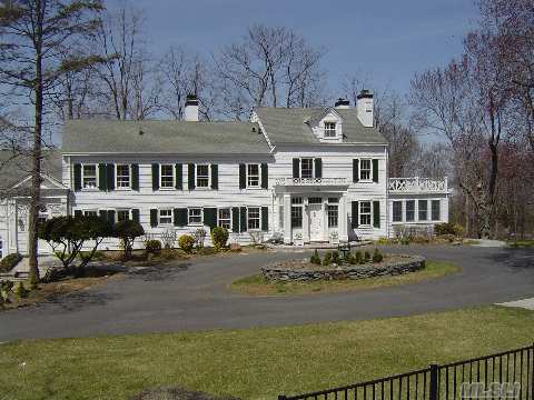 Meticulously Restored 100 Year Old Colonial Manor House Once Owned By The Guggenheim/Harrimans Own A Piece Of History In Harriman Estates One Of Sands Points Finest Properties On 2.7 Pristine Acres 6 Beds, 5.5 Baths,2 Kitchens,3 Fireplaces Heated Ig Pool W/Hot Tub,Gazebo,Vineyard,Guest Wing Easy Access To Pvt.Beach Gas Stove/Generator  Detached Artist Studio Huge Reduction