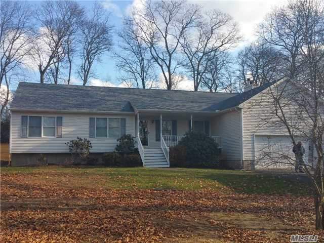 Gorgeous Sprawling Ranch Built In 1999 - Features 2 Car Garage + Detached 2 Car Garage With Loft, 10 Ft Ceilings & Heated, Entertainment Room, Kitchen, Den, Dining Room W/Fireplace, 200 Amp Service, Cathedral Ceiling, Vinyl Sided, Hardwood Floors, Wood Fireplace, Alarm, 8Ft Ceilings In Basement With Outside Entrance, Beach Permit Available. Every Option!!