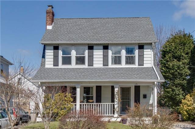 Entered Thru Fabulous, Newly Restored Front Porch That Doubles As Outdoor Lr, Home Is Bright & Cheerful. Lr With Fplc & Fdr Benefit From Lg Windows That Bring In Lots Of Light. .5Ba & The Eik Are At The Back Of The House. Upstairs, 3 Brs Share A Large Newly Renovated Spa Bath W/Radiant Heat & Double Vanity. Full Basement, Gas Cooking & Hw, Walk Up Attic, New Roof.