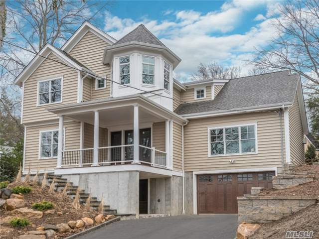 Mill Neck. Construction Completed 2017.Perfect Marriage Of Detail, This Home Raises The Bar For Quality In New Construction By Renowned Architect & Builder.9&rsquo; Interiors Offer A Floor Plan That Flows Seamlessly From One Room To Another, Including Radiant Heat In 2 Car Garage & Basement W/Ose.3 Stop Elevator, Steam Shower & Radiant Heat In Master Bath, Waterviews & Beach Rights.