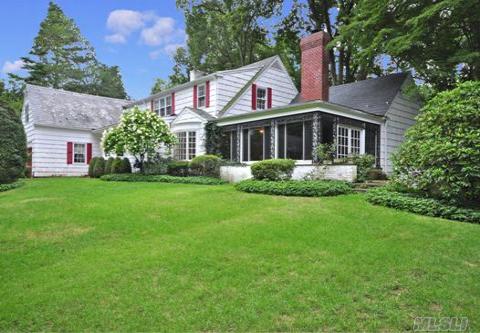 Pristine In And Out! This 12Rm,7 Bdrm,4.5Bath Brookville Farm Ranch Is Set On 2Beautiful Acres W/Specimen Plantings. New Gourmet Eat-In-Kitch, Master On Main Living Level, Finished Playroom, Bluestone Patio, Inground Pool & More! Separate 2Bdrm,1Bath Guest Cottage; Additional 400Sq Ft. Wood Acres- Bike, Run & Walk Free From Traffics Intrusion. Locust Valley S.D.