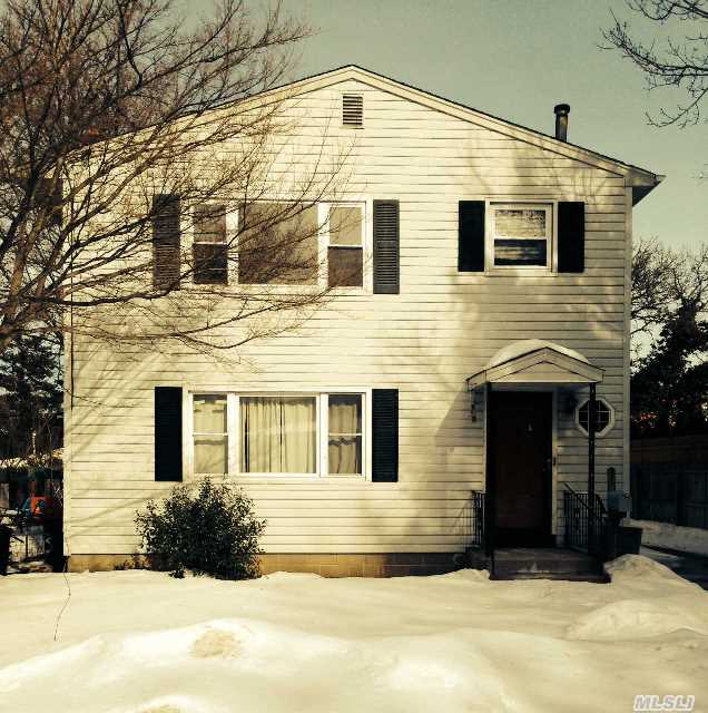 Become A Permanent Resident In Our Bayville Water-Front Community! This Large Colonial Is At The End Of The Road On The Bayside! 6 Bedrooms 2 Full Bath With Tons Of Potential!