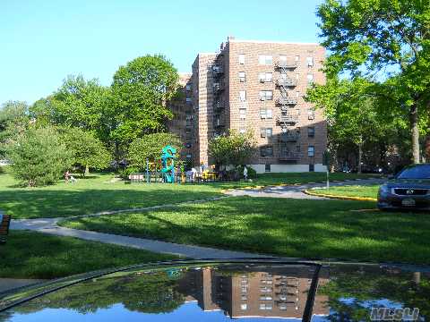 Lovely Bright 2 Bedroom Co-Op In Bayside. Park-Like Setting. 1 Bath, Eat In Kitchen, Dining Room And Living Room. Handi-Cap Accessible. 