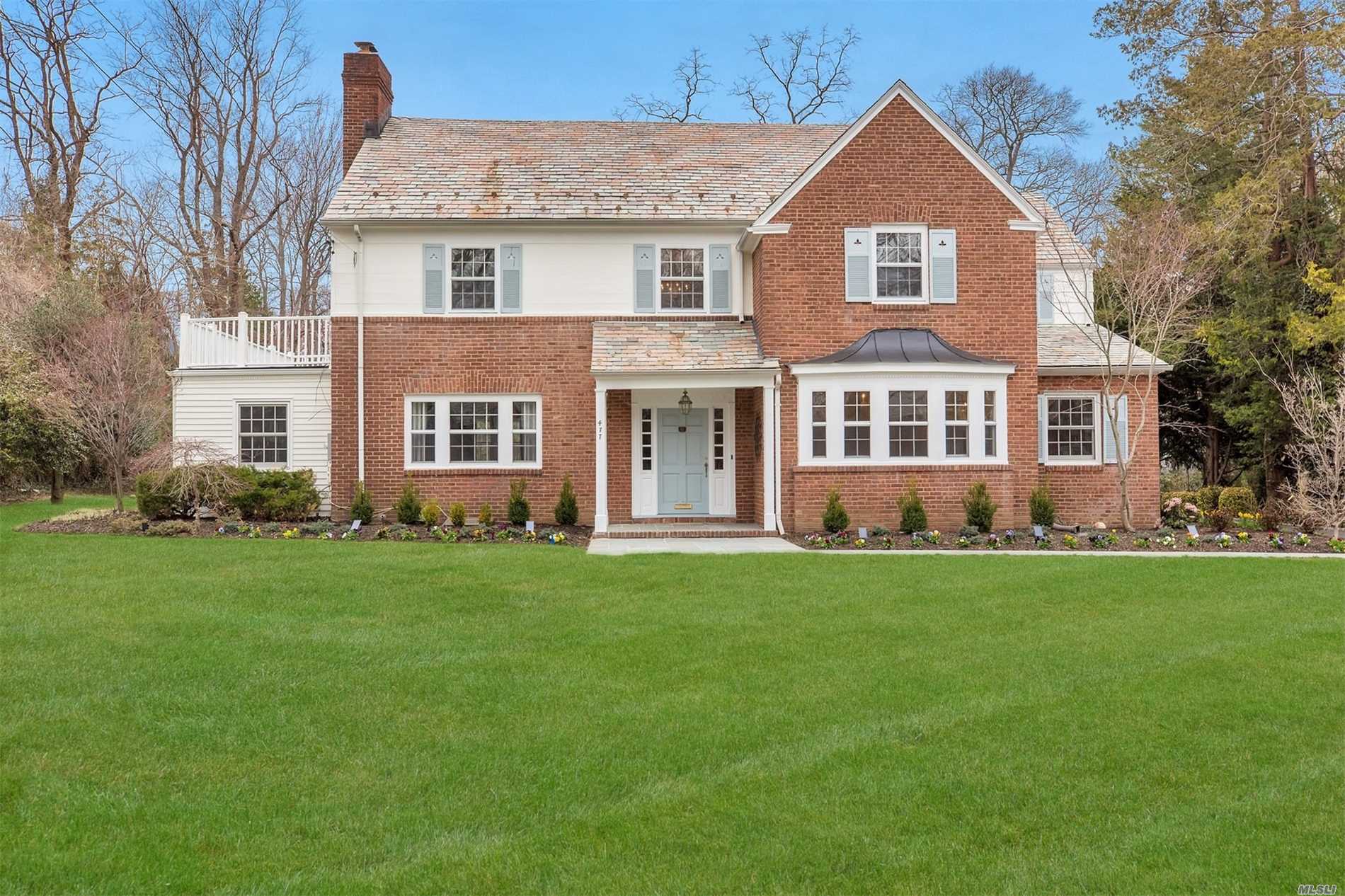 Showcase of Distinguished HomesTM presents this renovated center hall brick colonial. New designer EIK with quartz counters and island. LR w/fp, Fam Rm, FDR, Pwdr rm, Office with access to patio and yard. Mstr Suite w/bath, walk in closets, 3 bdrms, bath, back staircase to guest rm w/bath, laundry.