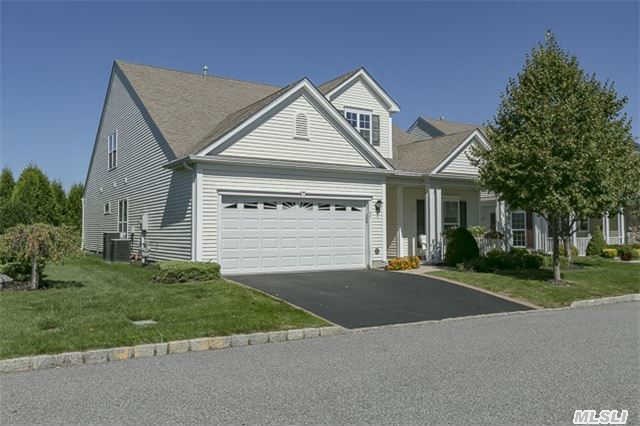 A Huge 3 Br's, 3 Full Baths, Detached Home W/2 Car Garage, Located In An Over 55 Luxury Community. Hdwd Flrs, Den W/Vaulted Ceilings & Gas Fplc, Granite & Upgraded Cabinets In Large Eik + Over Sized Master Suite W/Separate Tub & Shower & Double Vanities On First Flr. The Amenities Include Clubhouse W/Heated In/Outdoor Pools, Exercise Room, Tennis & Bocci Courts..