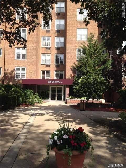 Specious True 2 Bedroom Unit On 5th Fl. Large Foyer Living Room, Dinning & Good Size Kitchen. Plenty Of Windows And Closets. Wood Floors, Laundry On Lobby Level Close To Bay Terrace Shopping Center, Convenient All Major Highways, X-Bus To Nyc, Q28 To Flushing Main St.