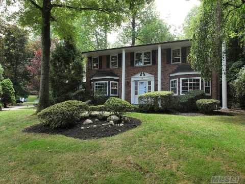 New To Market! Nob Hill, Beautiful 5 Bedroom Colonial On Oversized Property. Large Eik, Banquet Sized Formal Dining Room, Master Suite, 1/2 Acre, New Landscaping. Membership East Hills Park, Roslyn Sd.