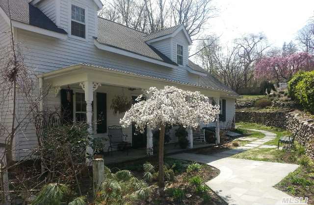 Historic Renovated Eastman Hicks Marion Property.   Spectacular Great Room With Cathedral Ceiling,  Fireplace,  And Loft.  New Gourmet Kitchen,  Top Of The Line Appliances.  New Bath And New Furnace.  Professionally Landscaped With New Stone Walls Brick Patio,  Private Yard.  Roslyn Schools.  Low Taxes.  Property Taxes Do Not Reflect Star Exemption Of $1, 241.39