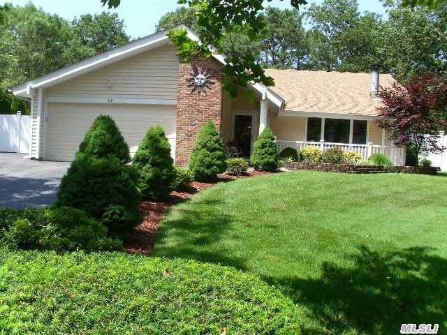 Spectacular Open Floor Plan. Move In Ready. Professionally Landscaped Incl Igs. Fresh Paint Throughout. Spa-Like Retreat In Mstr. Updates Incl New Roof~ Boiler~ Fence~ Ceramic Tile~ Carpet~ Kitchen Appliances~ Skylights~ Lighting~ Hw Heater~ Air Conditioners~ And More. Oversized Driveway. Underground Wiring (Never Lost Power).Home Will Come With A One Year Home Warranty !!