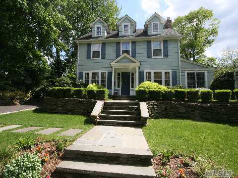 Elegant, Mint Center Hall Colonial In The Heart Of Port Washington Estates With A Professionally Landscaped Yard And All The Amenities For Today's Living.  Walk To Train & Town. Beach & Mooring Rights.