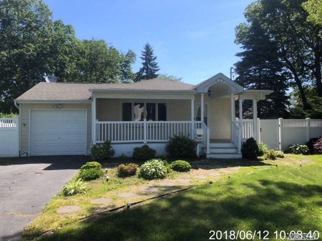 Immaculate 3 Bedroom, 1 Bth Ranch, With Everything You Could Ask For! Gleaming Hardwood Floors, New White Shaker Cabinets, Granite, Stainless Steel Appliances, New Boiler, Beautiful Bright Bathroom! Enjoy Those Hot Summer Days On Your Fron Deck. Welcome Home!